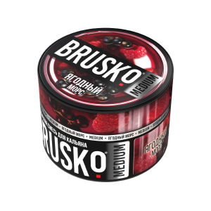 Табак Brusko Medium, 50гр "Ягодный морс"