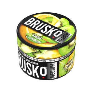 Табак Brusko Medium, 50гр "Киви с лимоном"